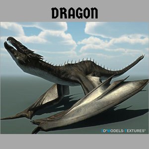 dragon 3D model