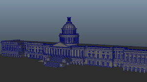 white house 3D model