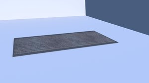 3D floor door mat