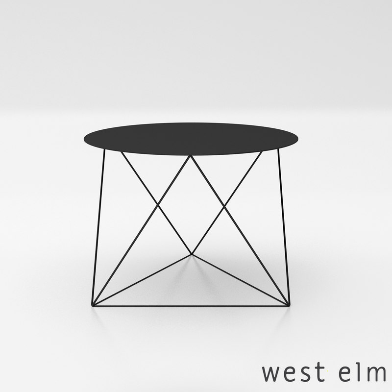 West Elm Eric Trine Octahedron Side Table