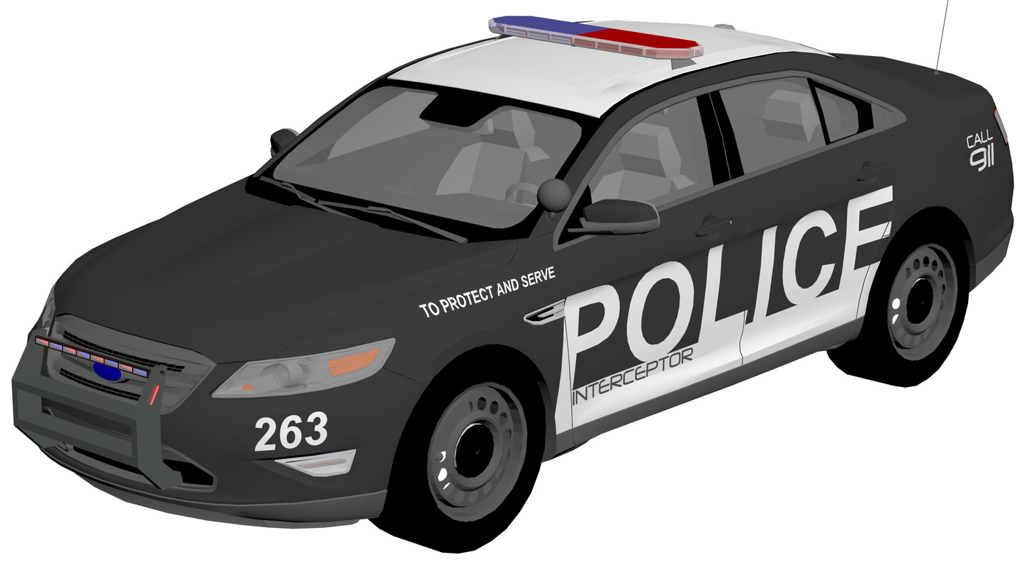 3D police car - TurboSquid 1208782