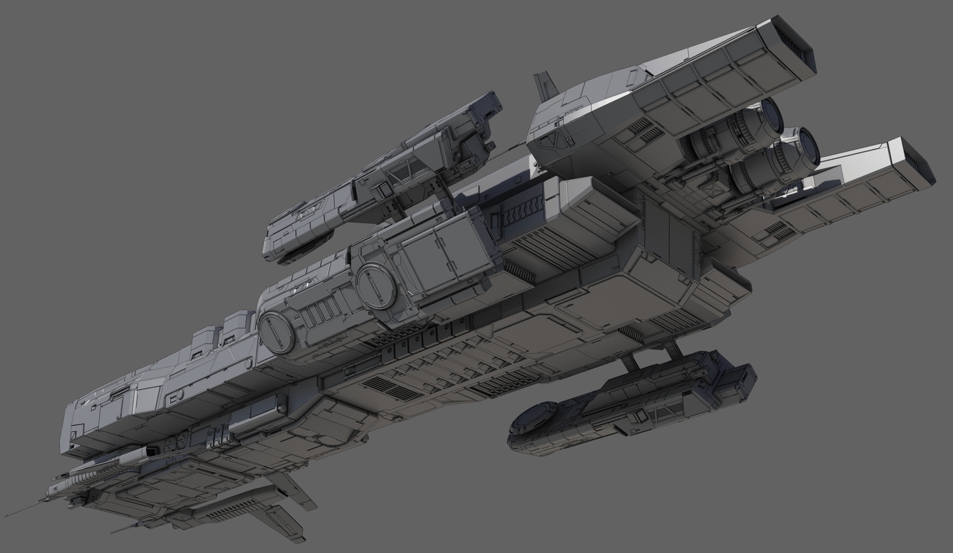 3D spaceship - TurboSquid 1208974