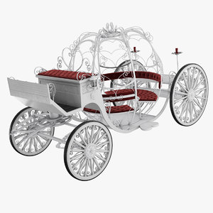 3D wedding carriage