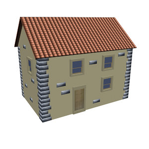 town house 3D model
