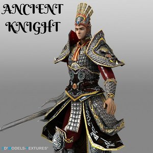 ancient knight 3D model