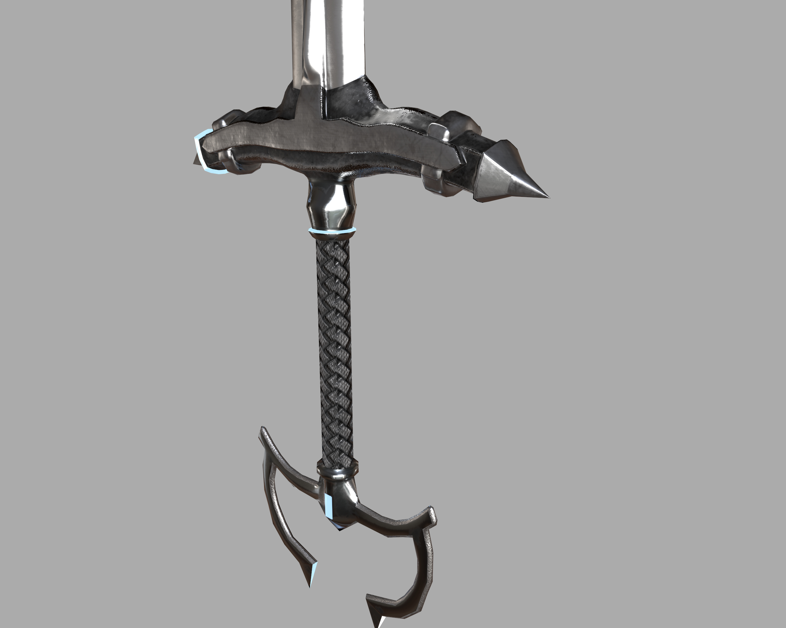 How Heavy Is A Zweihander Two-handed heavy zweihander 3D model - TurboSquid 1209083