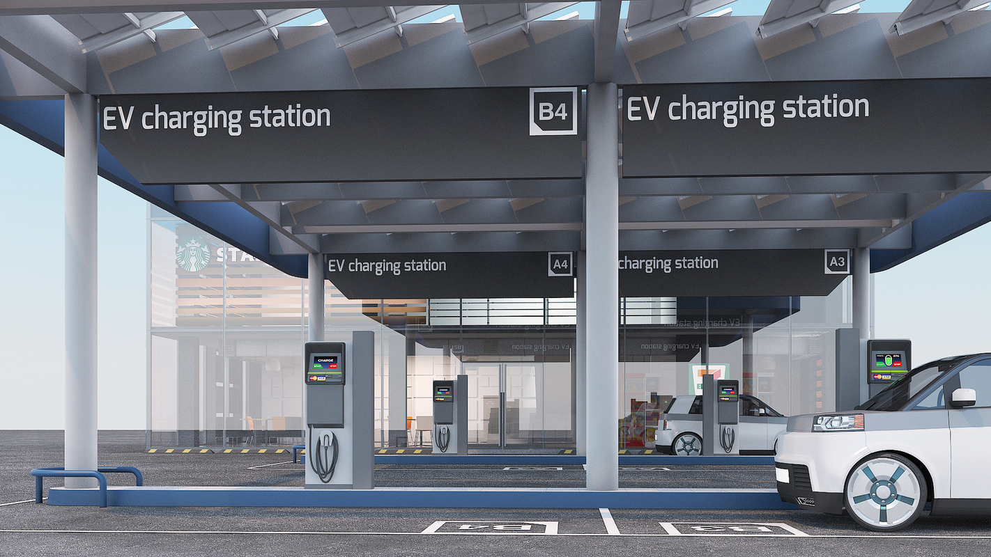 Ev Charging Station Model Turbosquid 1209098 Ev Charging Station Model Turbosquid 1209098