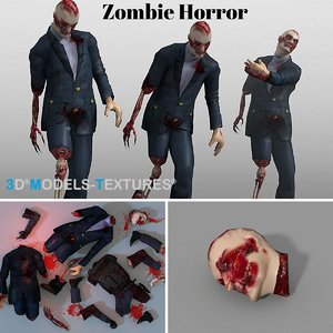 zombies blood 3D model