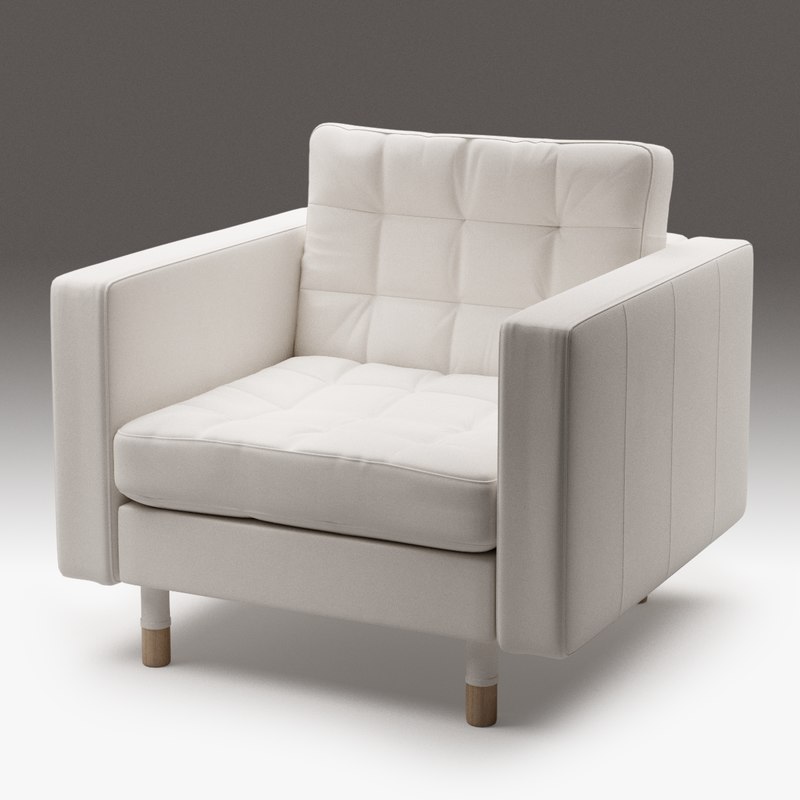 Ikea landskrona armchair 3D model TurboSquid 1209131
