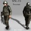 3D ww2 soldier model