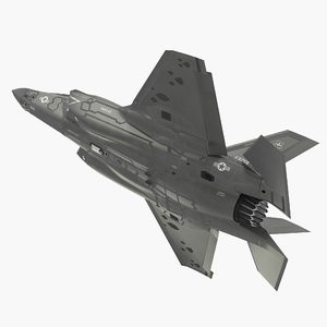 3D stealth multirole fighter lightning model