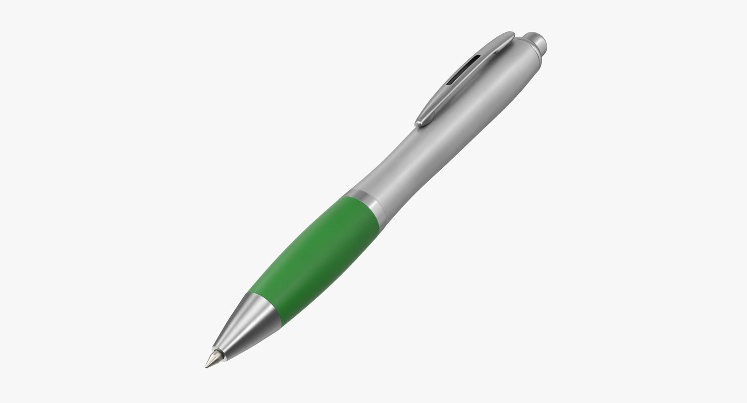 Download 3D model promotional ink pen mockup - TurboSquid 1209547