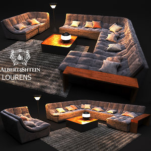 3D sofa professional architectural visualizations