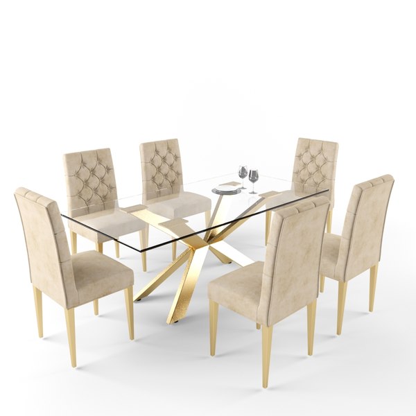 Meridian Furniture Capri Dining Table, Meridian Dining Room Chairs