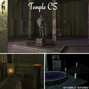 temple cs 3D model
