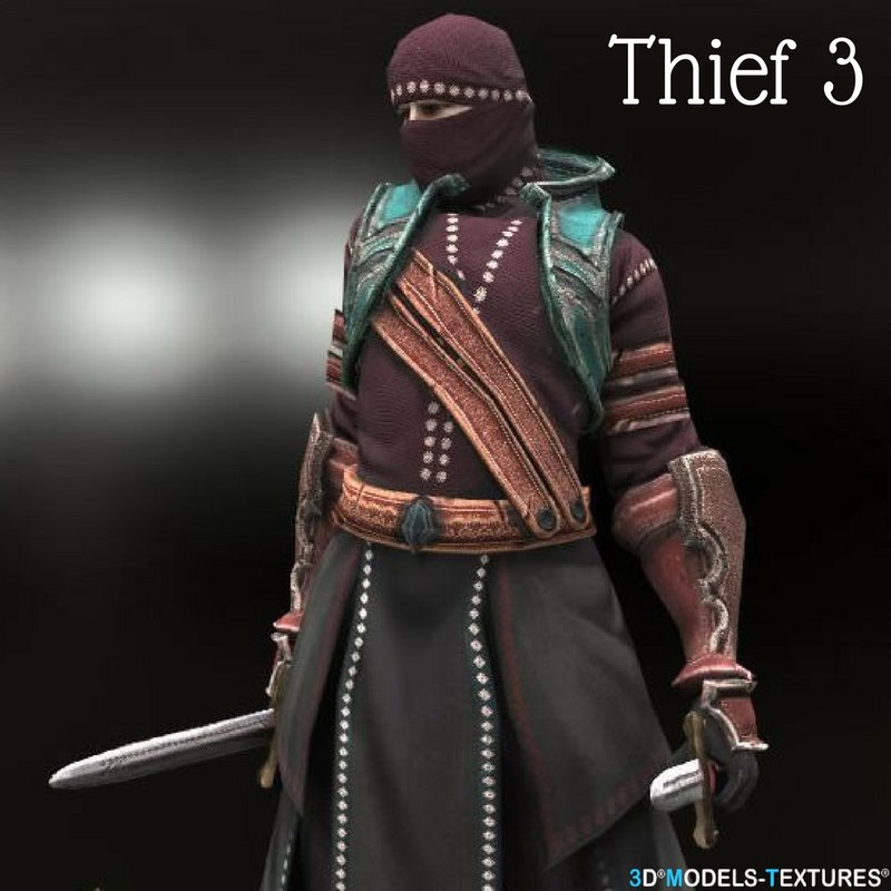 Thief 3D model TurboSquid 1209975