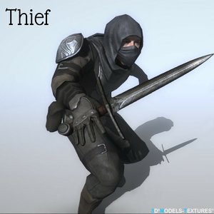 character thief 3D model