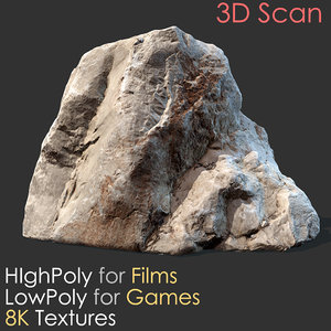 stone scan 01 photogrammetry 3D model