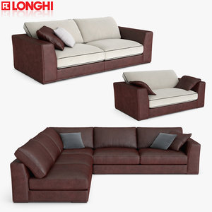 longhi sofa 3D model