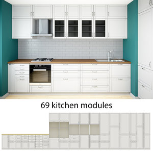 3d Ikea Kitchen Models Turbosquid