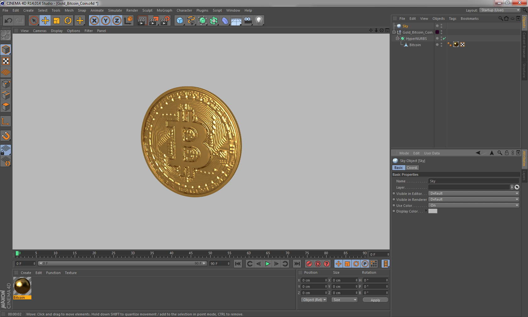 free cinema 4d models of a coin turbosquid