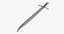 Swords warrior falchion model - TurboSquid 1210211