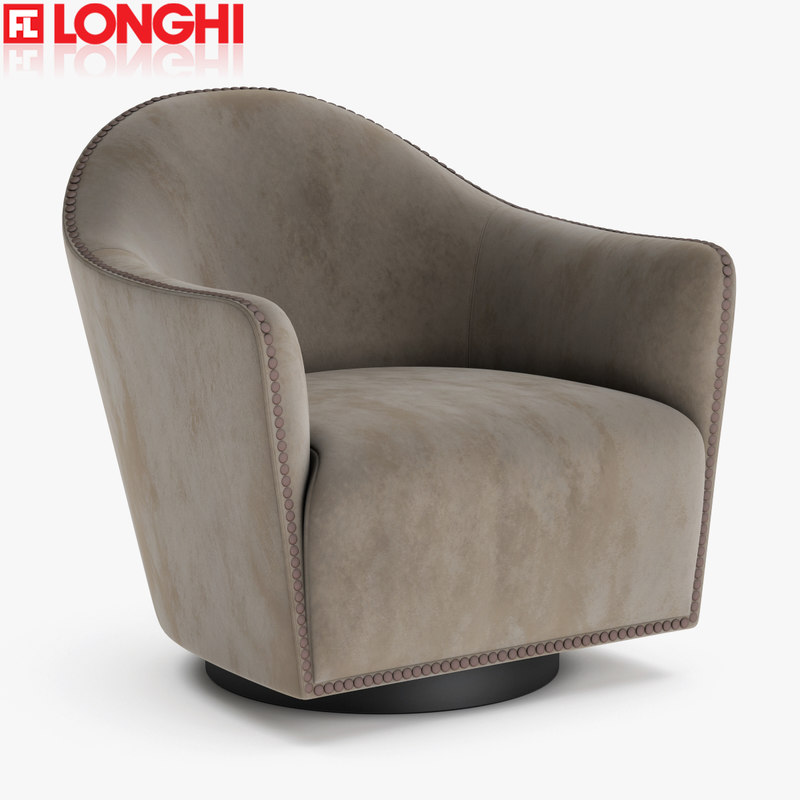 3D longhi armchair chair TurboSquid 1210308