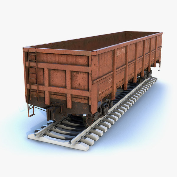 3D model low-poly cargo