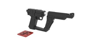 3D visitor gun model
