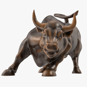 charging bull 3D model