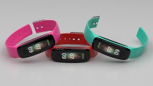 smartwatches screen materials 3D model