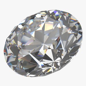 brilliant diamond cut 3D model