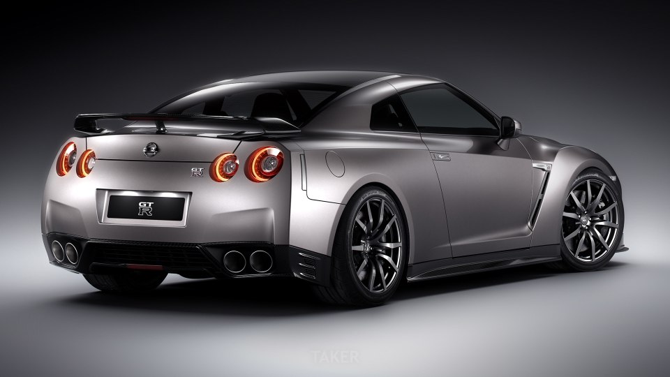 3D nissan gt-r model - TurboSquid 1210535