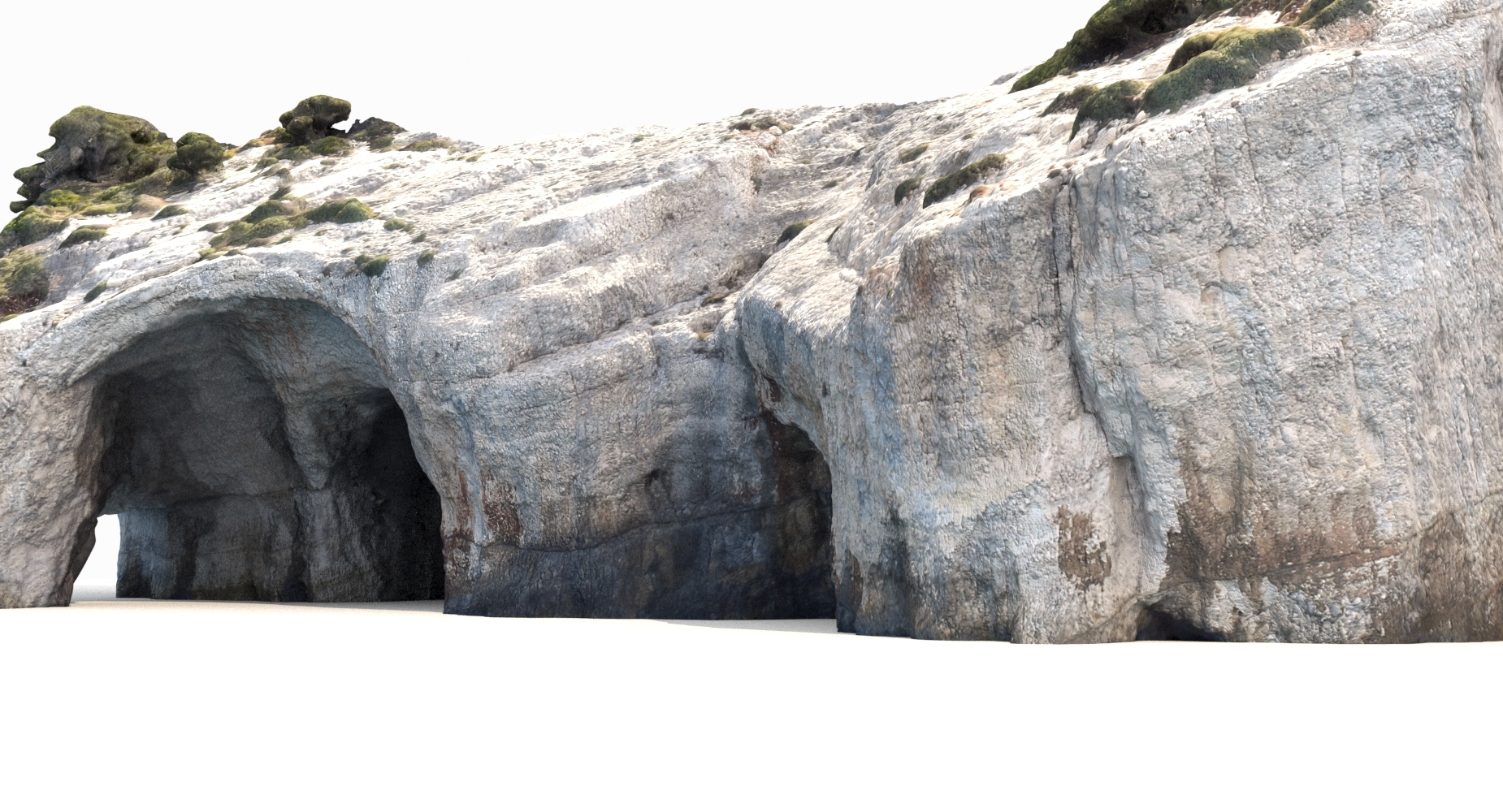 地中海悬崖053d模型