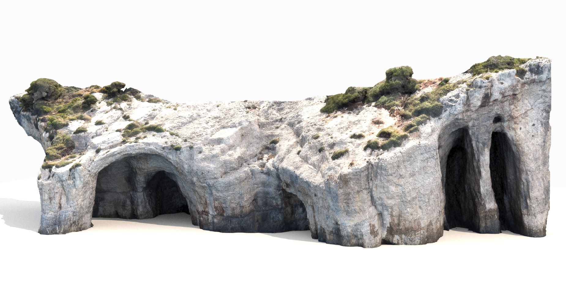 地中海悬崖053d模型