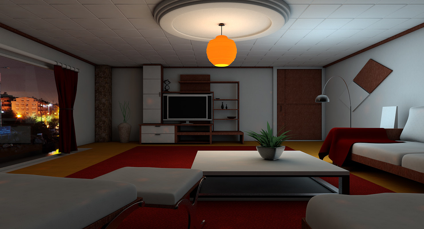 3d models rigged blender free lounge 3D luxury TurboSquid   room model 1210554 visuals