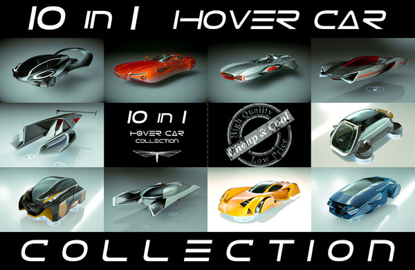 10 1 cool hover car 3D