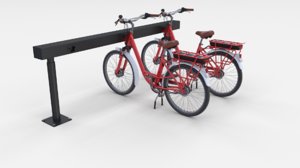 3D electric bicycle station