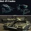sci-fi tanks 3D