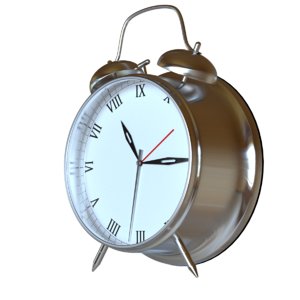 3D alarm clock model