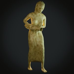 3D model statue female
