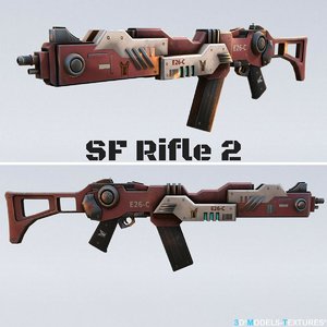3D rifle model