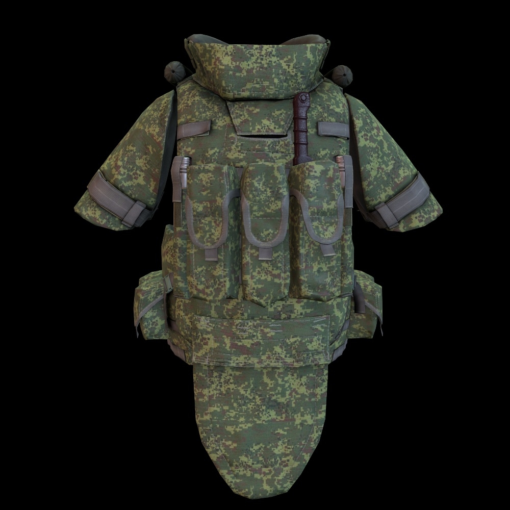 Armor 6b43 equipment 3D model - TurboSquid 1211101