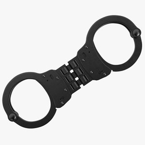 3D handcuffs model