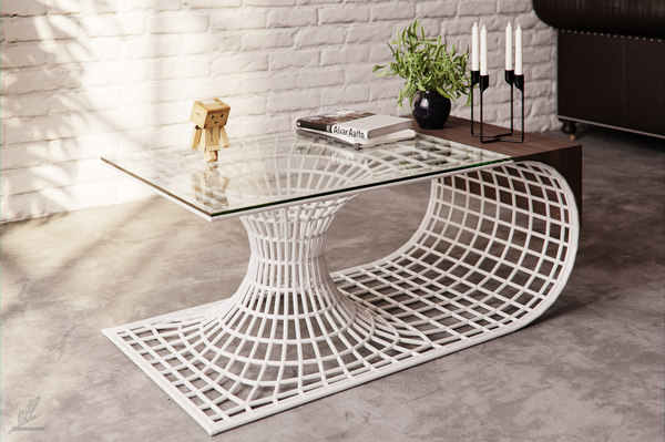 coffee table wormhole model