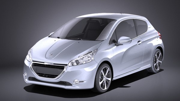 Peugeot 8 3 Turer 14 Vray 3d Modell Turbosquid