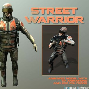 street warrior 3D model