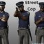 character street cop 3D model