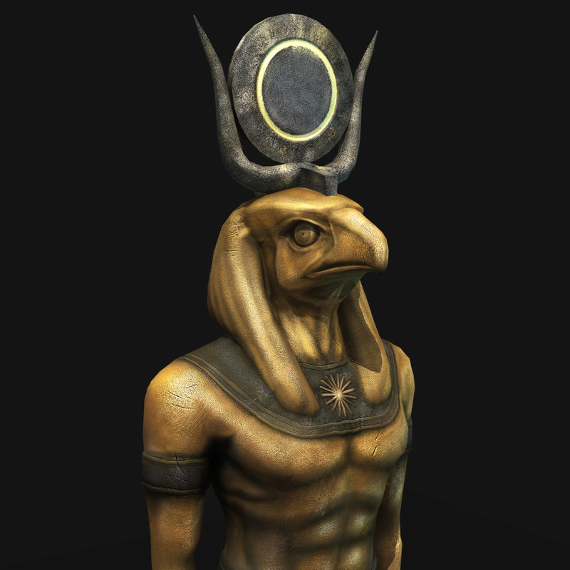 Horus statue 3D  model TurboSquid 1211406