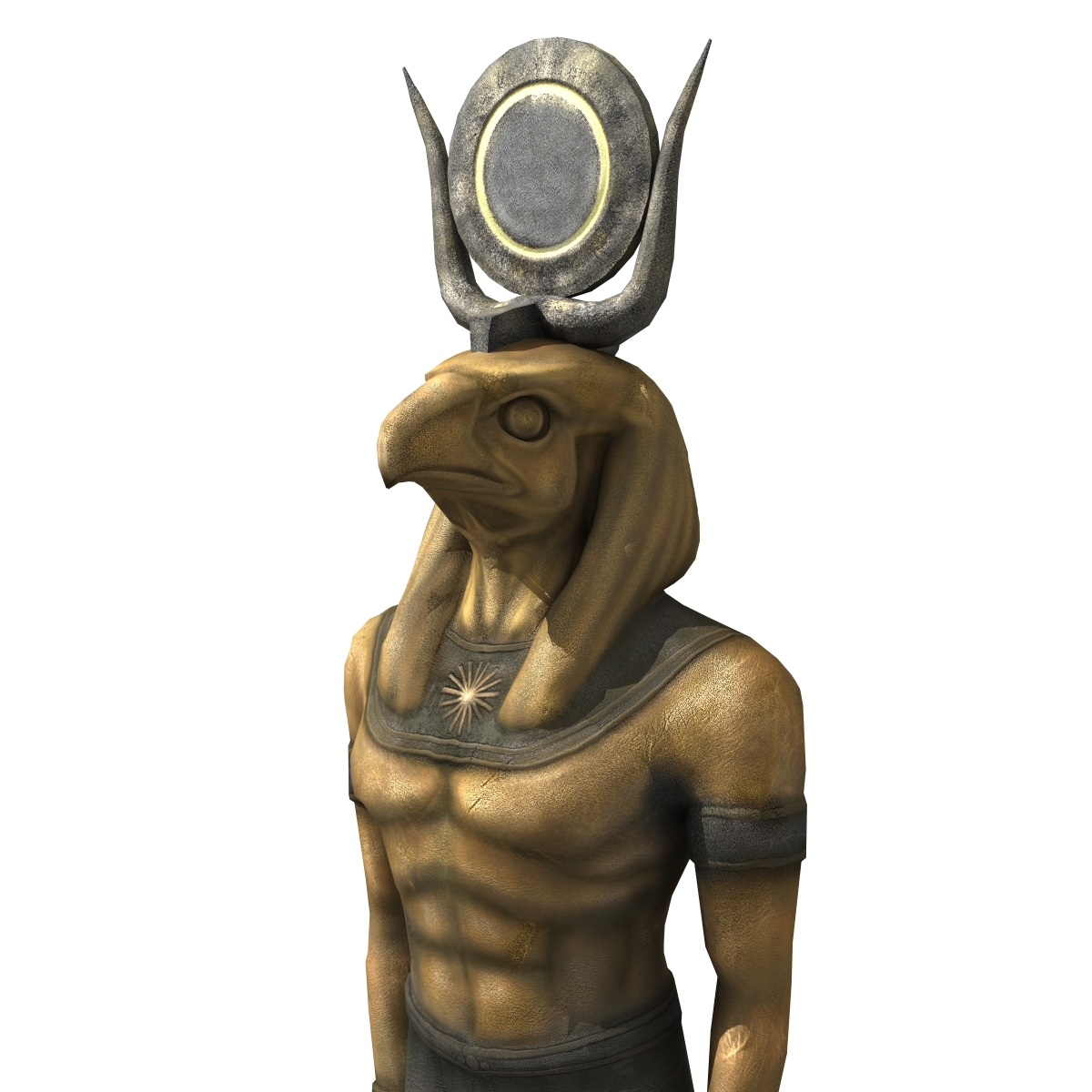  Horus  statue 3D  model  TurboSquid 1211406